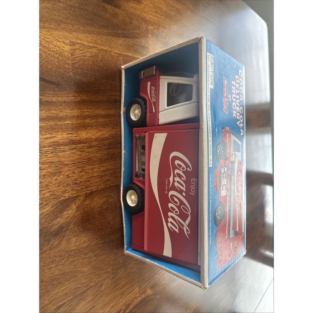 Vintage 1970's Buddy L ‎ Coca-Cola Steel Delivery Truck